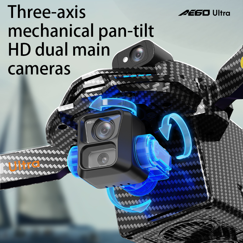 AE60 GPS Drone Professional 8K - Drone Kit Professional ulasan dan harga